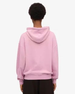 Organic Oversized Zip Hood - Cherry Blossom