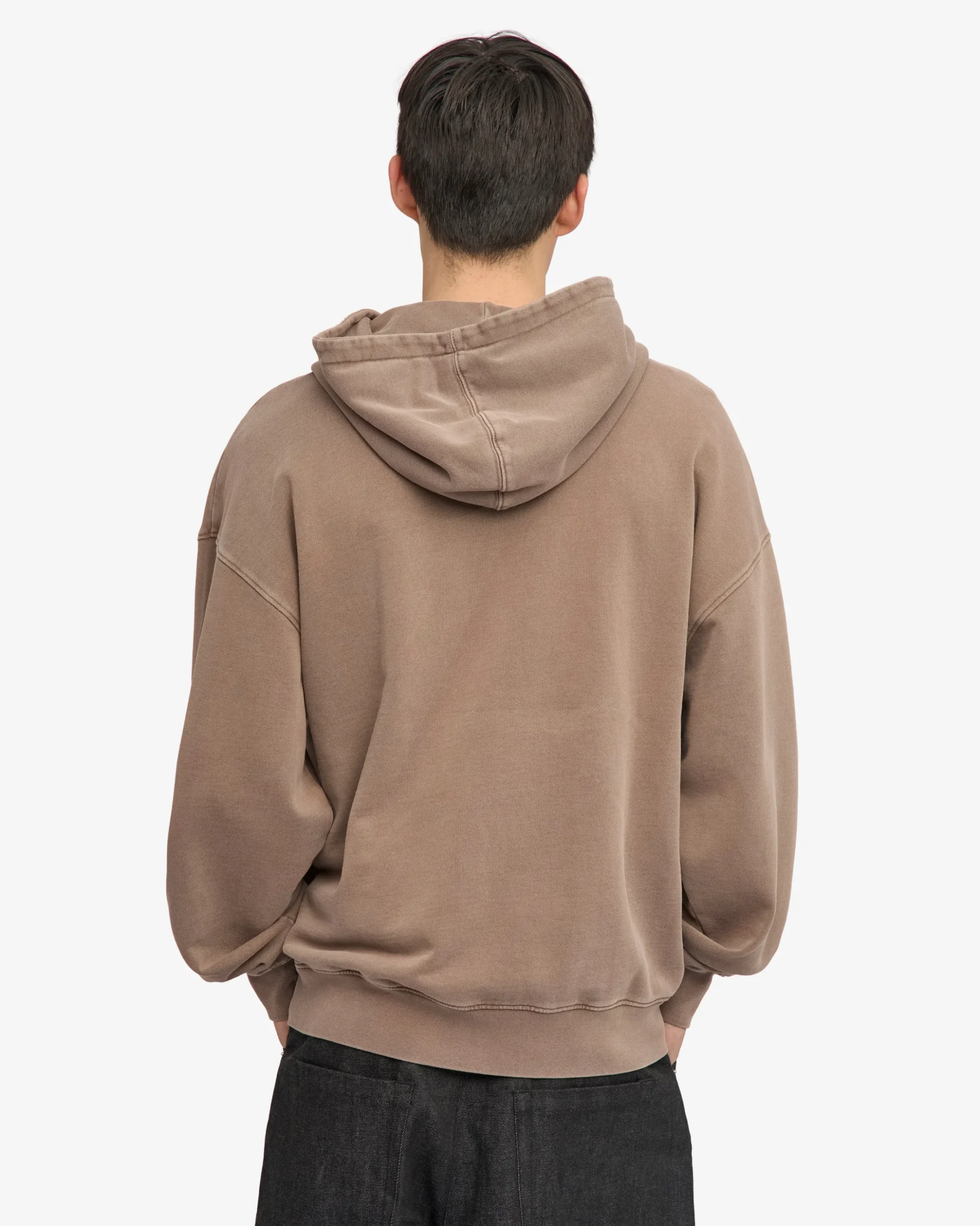 Organic Oversized Zip Hood - Faded Khaki