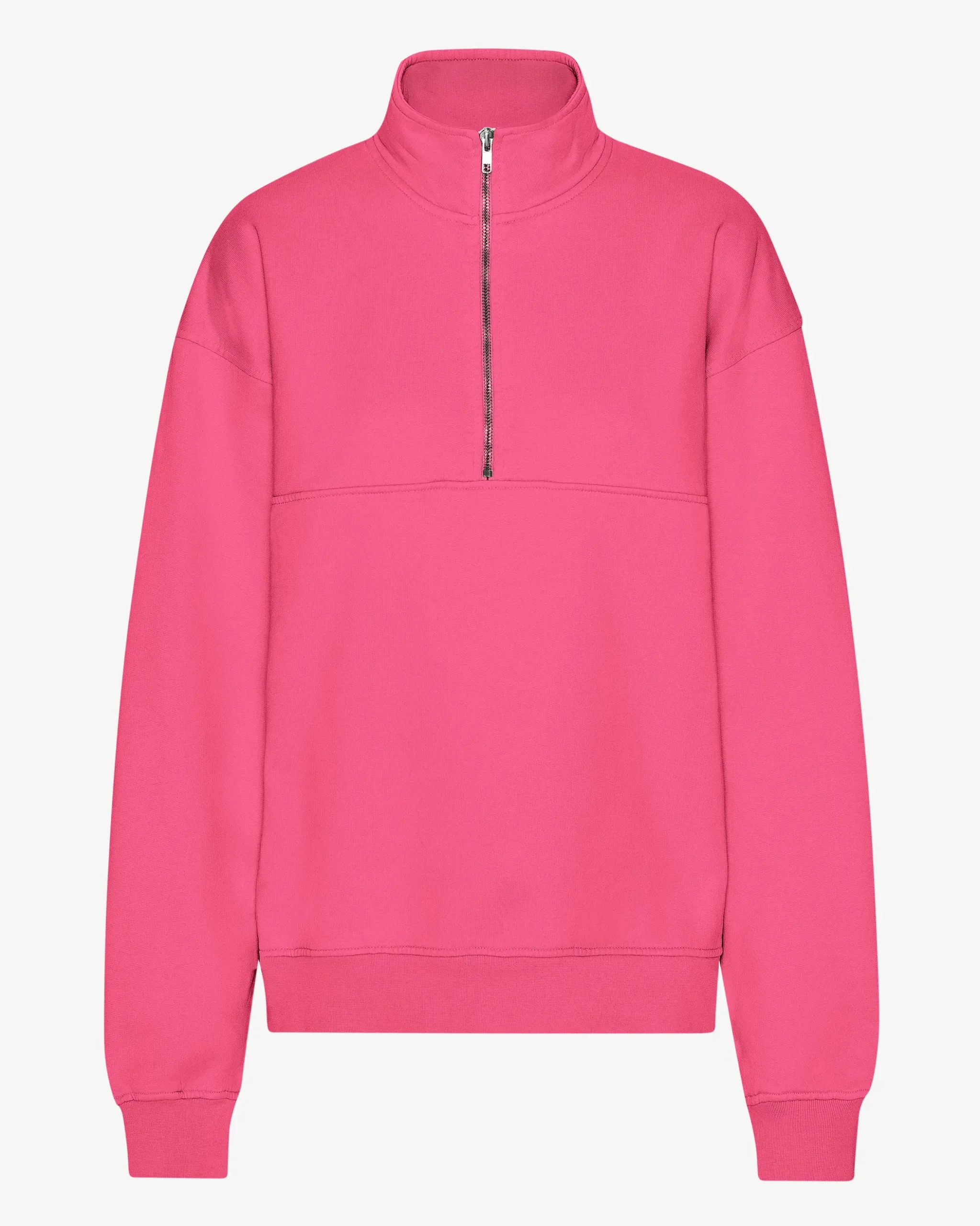 Organic Quarter Zip - Bubblegum Pink