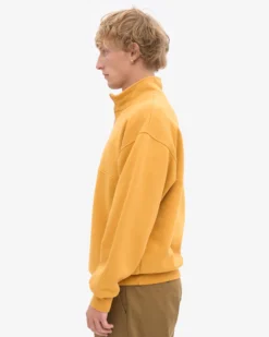 Organic Quarter Zip - Burned Yellow