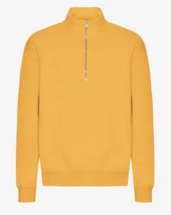 Organic Quarter Zip - Burned Yellow