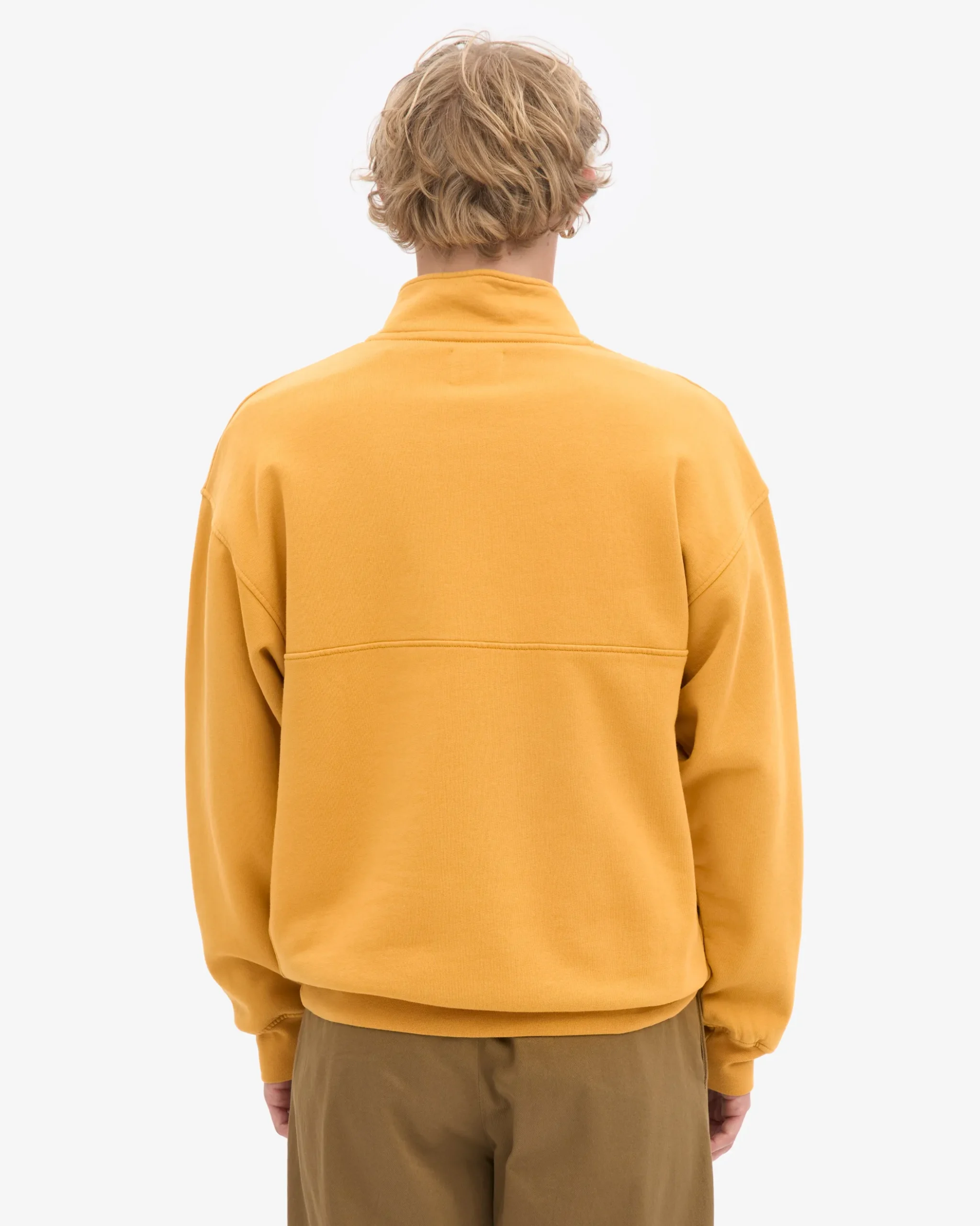 Organic Quarter Zip - Burned Yellow