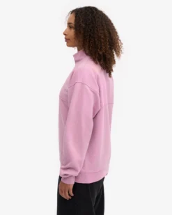 Organic Quarter Zip - Cherry Blossom