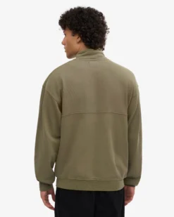 Organic Quarter Zip - Dusty Olive