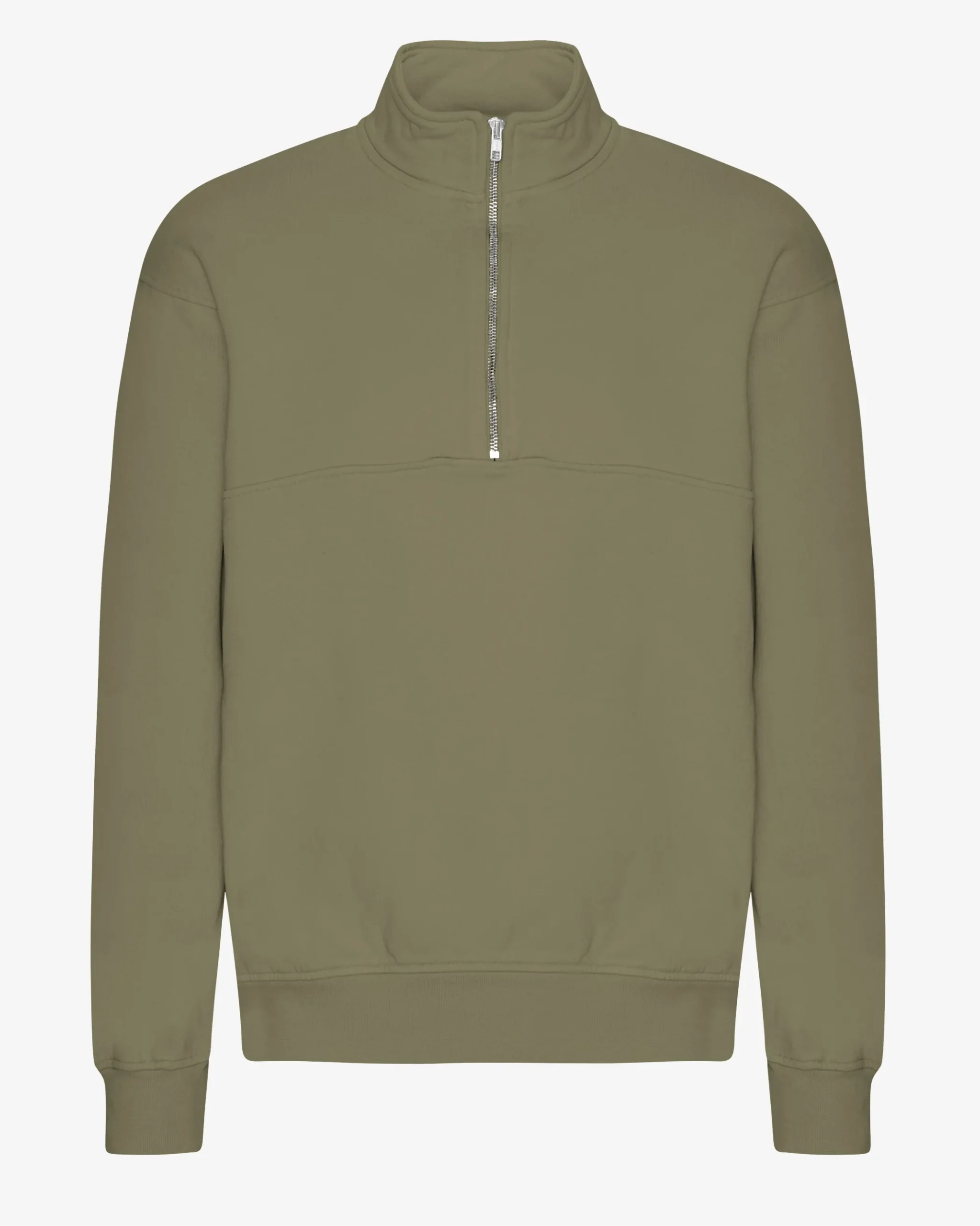 Organic Quarter Zip - Dusty Olive