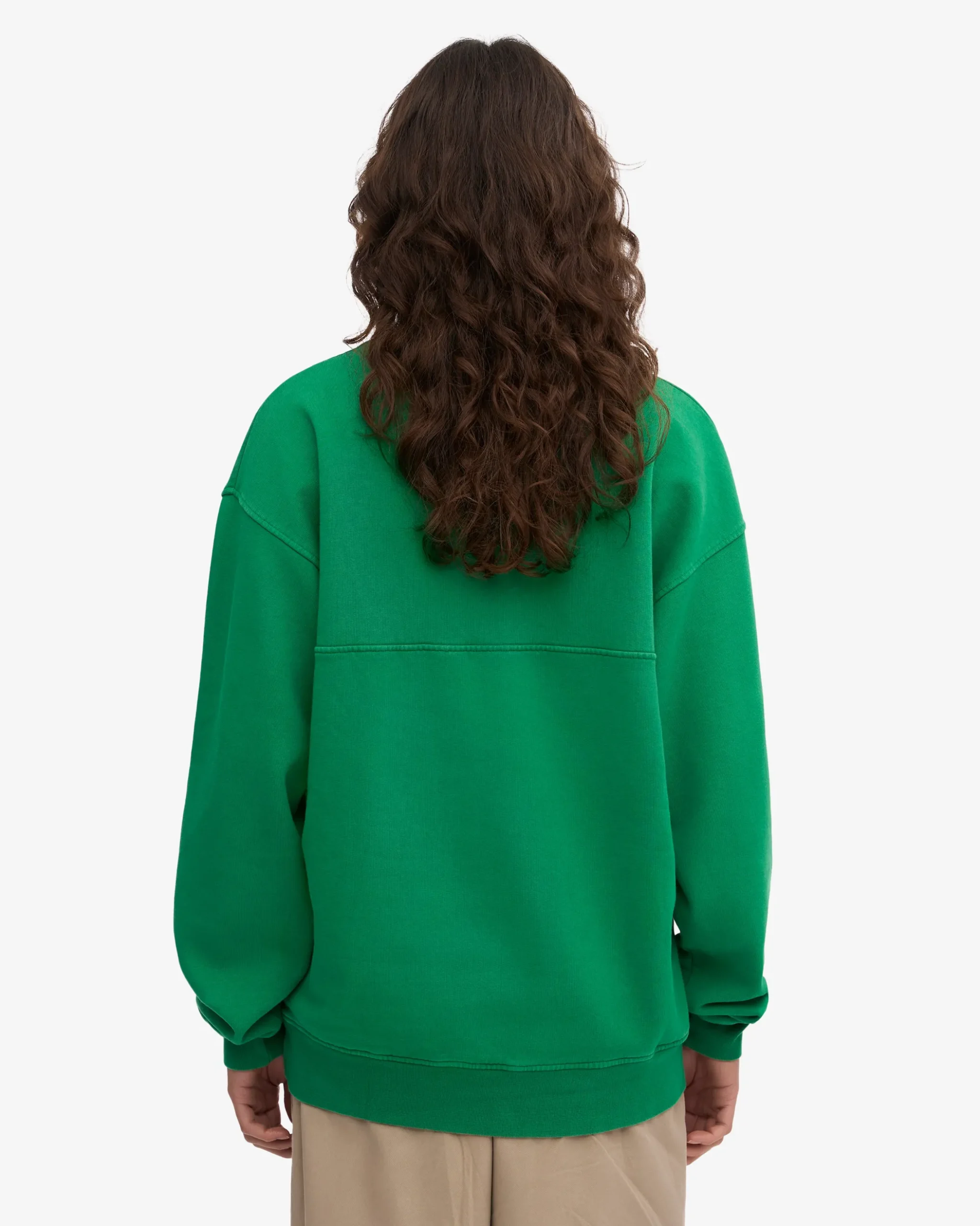 Organic Quarter Zip - Kelly Green