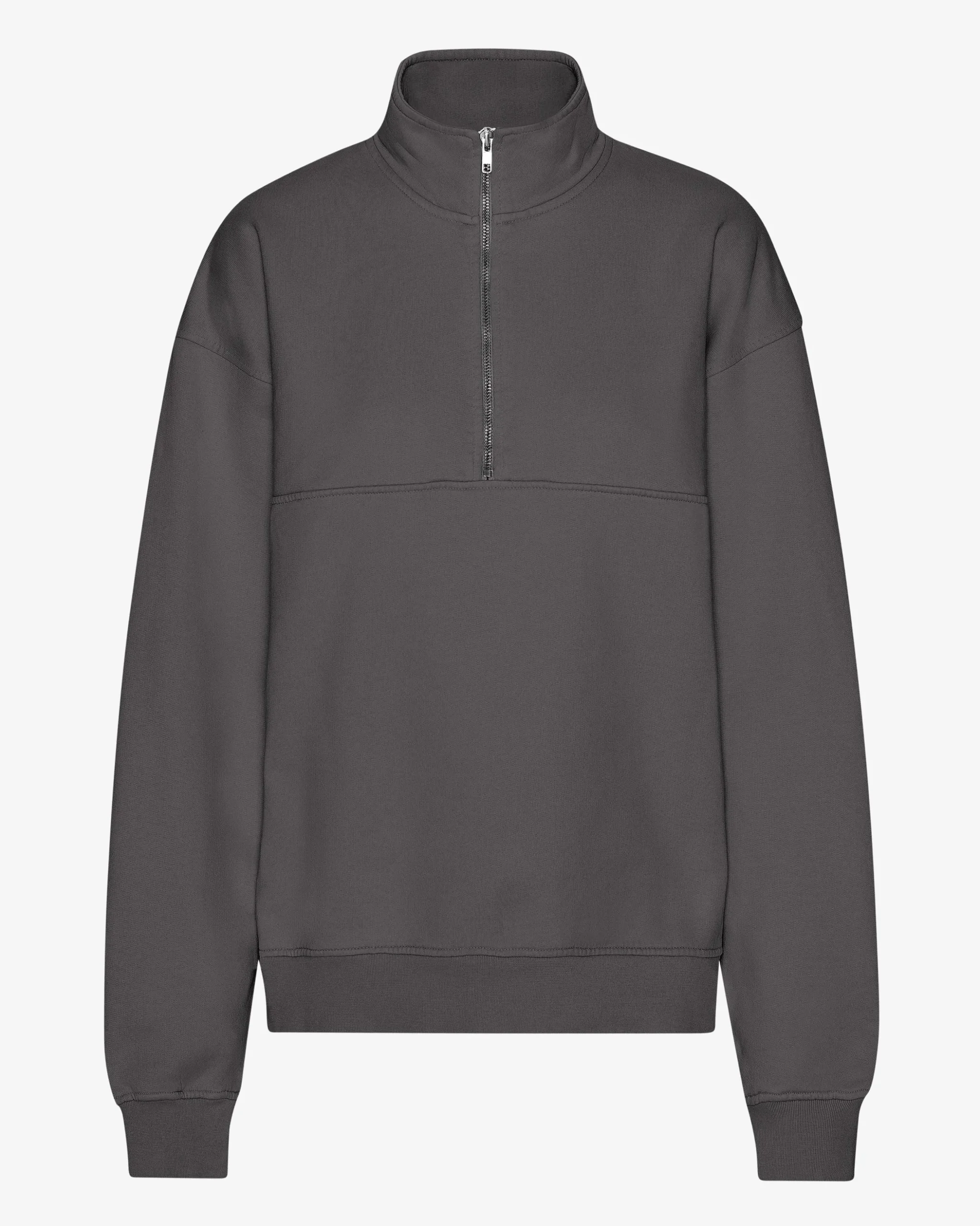 Organic Quarter Zip - Lava Grey
