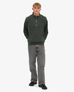 Organic Quarter Zip - Midnight Forest