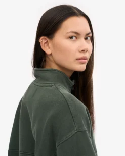 Organic Quarter Zip - Midnight Forest