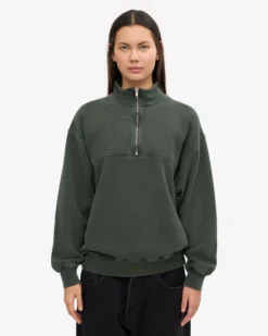 Organic Quarter Zip - Midnight Forest