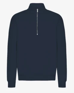 Organic Quarter Zip - Navy Blue