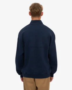 Organic Quarter Zip - Navy Blue