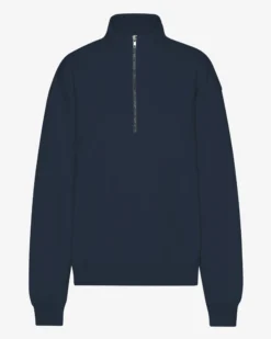 Organic Quarter Zip - Navy Blue