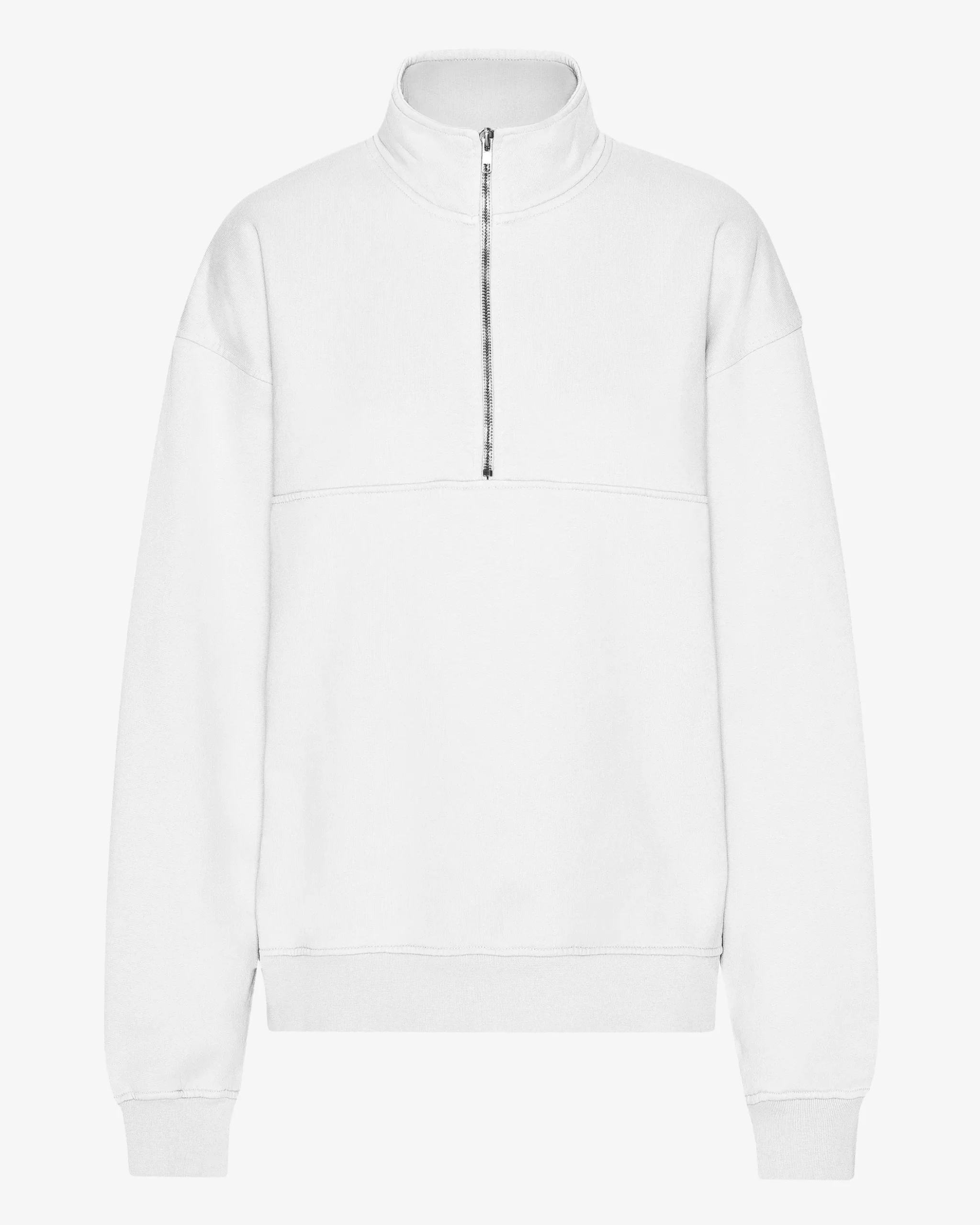 Organic Quarter Zip - Optical White