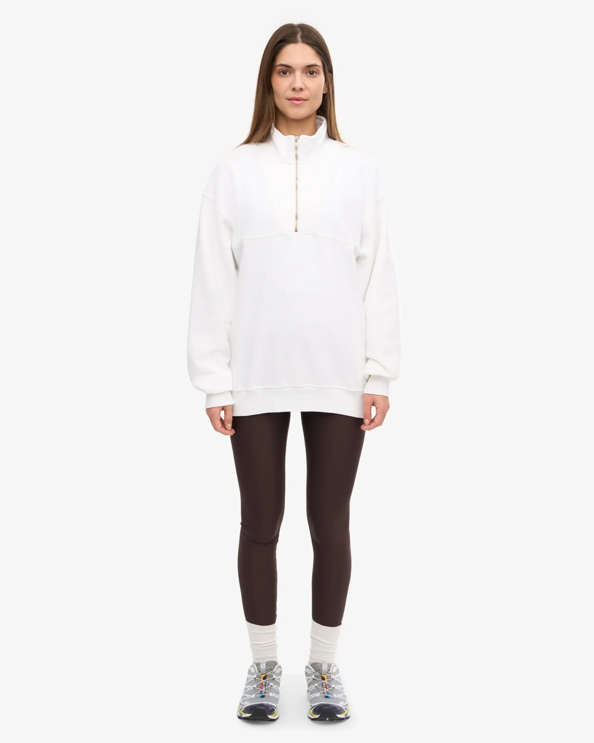 Organic Quarter Zip - Optical White
