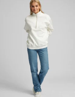 Organic Quarter Zip - Sapphire Blue