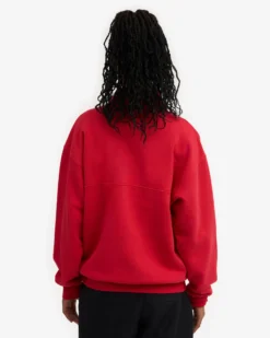 Organic Quarter Zip - Scarlet Red