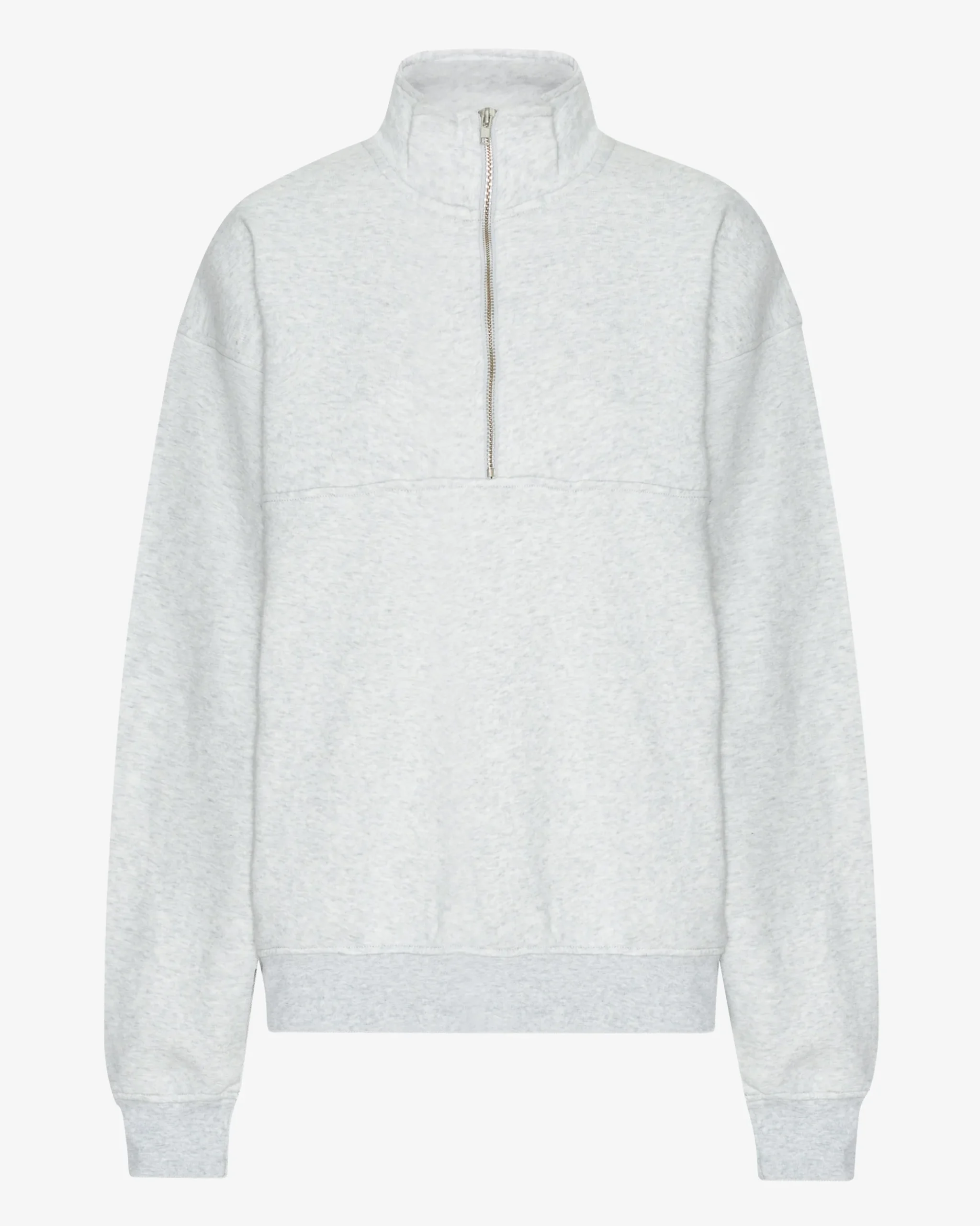Organic Quarter Zip - Snow Melange