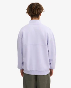 Organic Quarter Zip - Soft Lavender