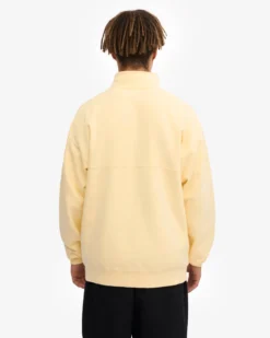 Organic Quarter Zip - Soft Yellow