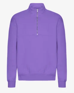 Organic Quarter Zip - Ultra Violet