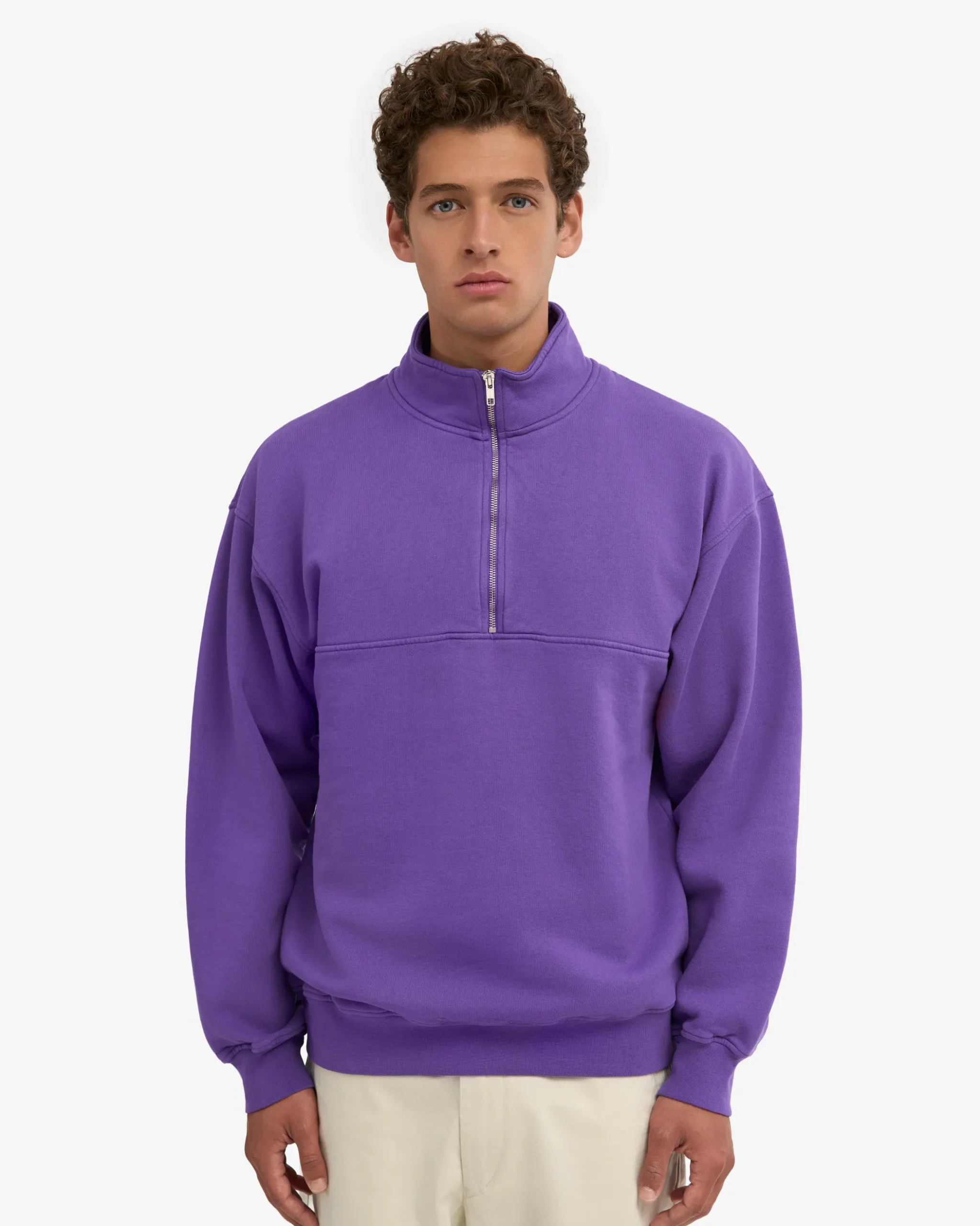 Organic Quarter Zip - Ultra Violet