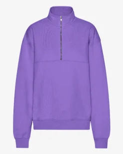 Organic Quarter Zip - Ultra Violet