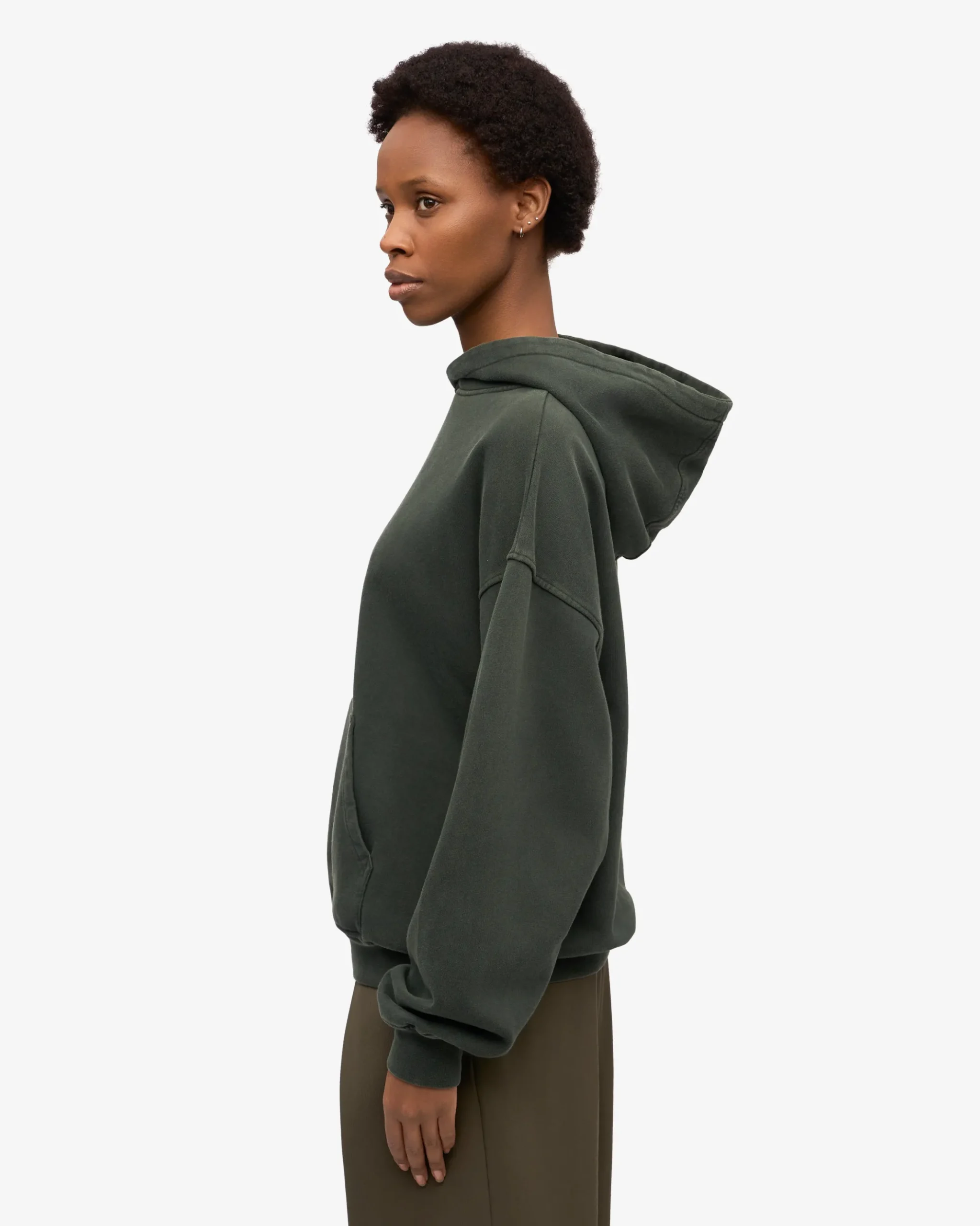 Organic Relaxed Hood Sweatsuit - Midnight Forest