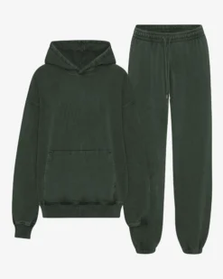 Organic Relaxed Hood Sweatsuit - Midnight Forest