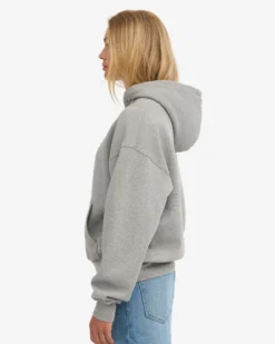 Organic Relaxed Hood Sweatsuit - Heather Grey