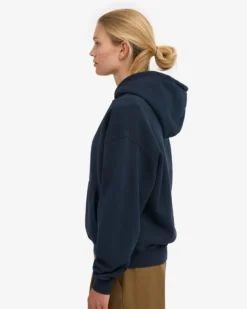 Organic Relaxed Hood Sweatsuit - Navy Blue