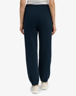 Organic Relaxed Hood Sweatsuit - Navy Blue