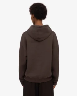 Organic Relaxed Hood Sweatsuit - Coffee Brown