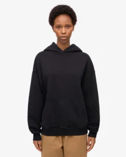 Organic Relaxed Hood Sweatsuit - Deep Black