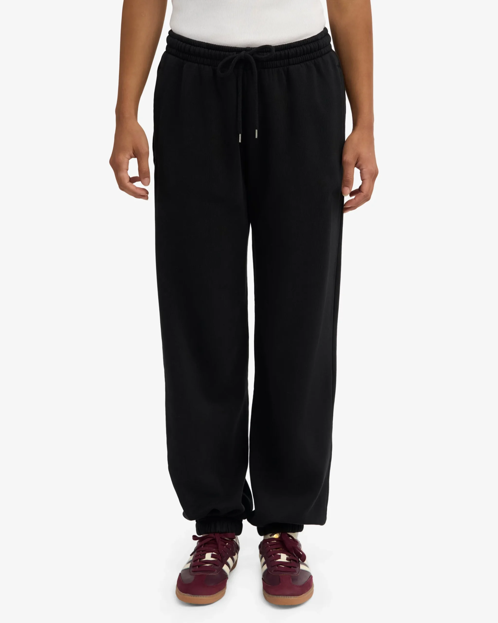Organic Relaxed Hood Sweatsuit - Deep Black