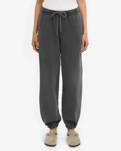 Organic Relaxed Hood Sweatsuit - Faded Black