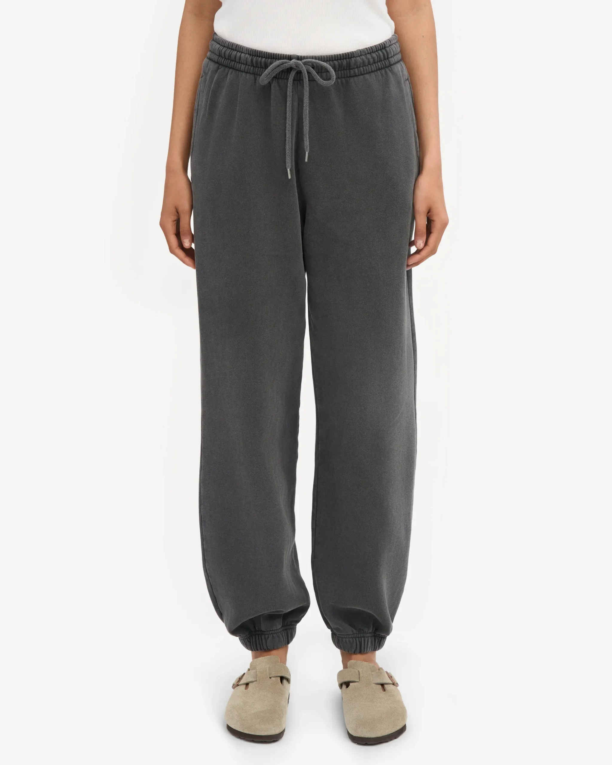 Organic Relaxed Hood Sweatsuit - Faded Black