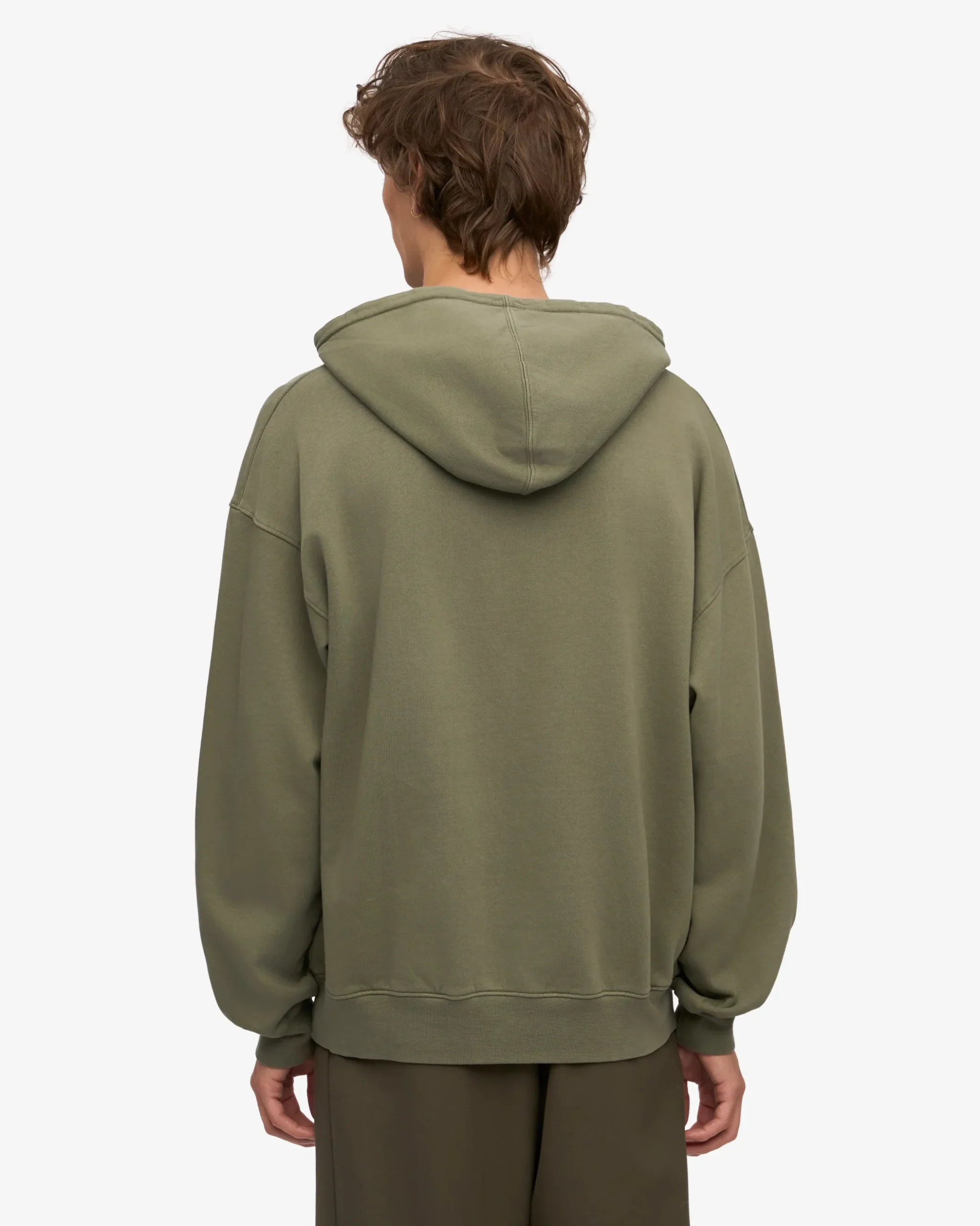 Organic Relaxed Hood Sweatsuit - Dusty Olive