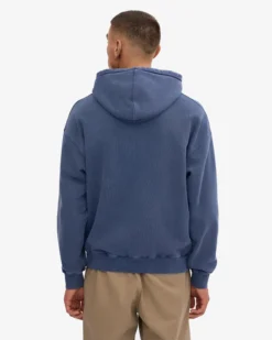 Organic Relaxed Hood Sweatsuit - Neptune Blue