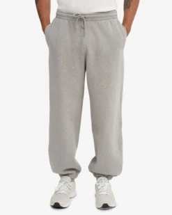 Organic Relaxed Hood Sweatsuit - Heather Grey