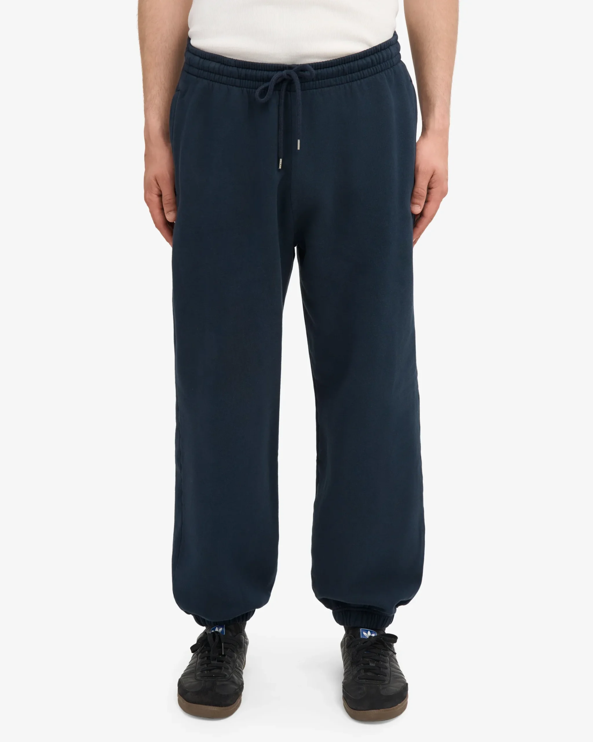 Organic Relaxed Hood Sweatsuit - Navy Blue