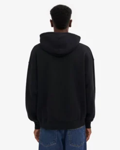 Organic Relaxed Hood Sweatsuit - Deep Black