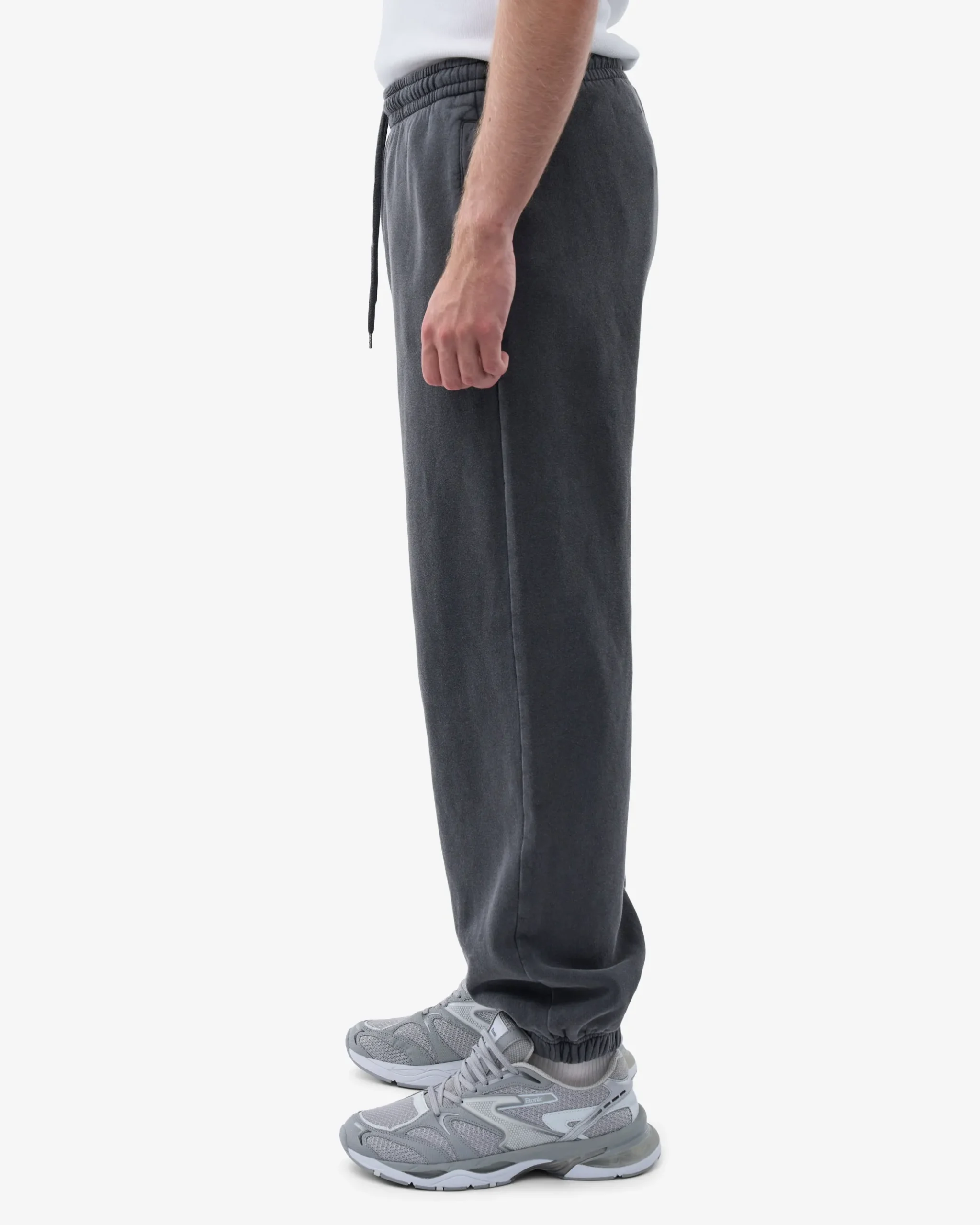 Organic Relaxed Hood Sweatsuit - Faded Black