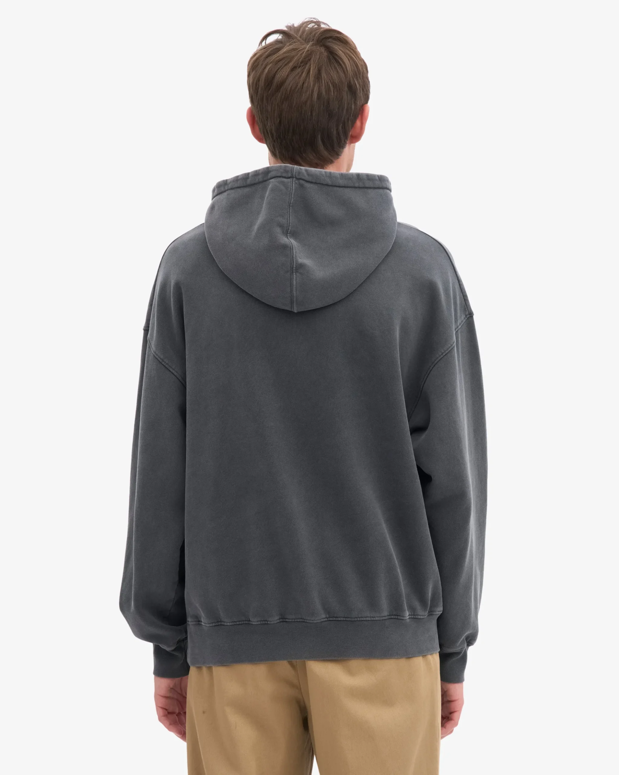 Organic Relaxed Hood Sweatsuit - Faded Black