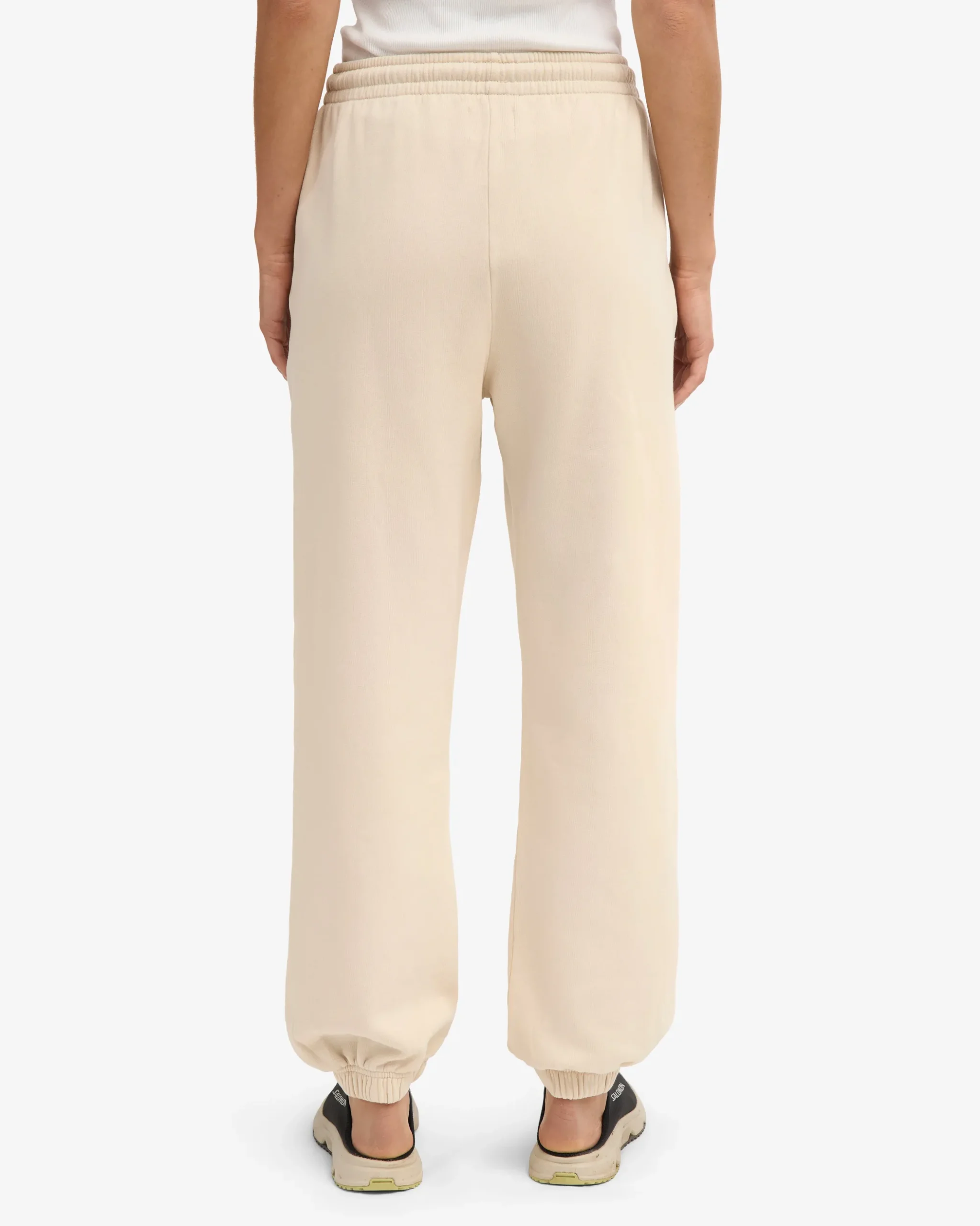 Organic Relaxed Hood Sweatsuit - Ivory White