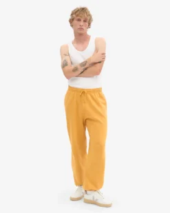 Organic Relaxed Sweatpants - Burned Yellow