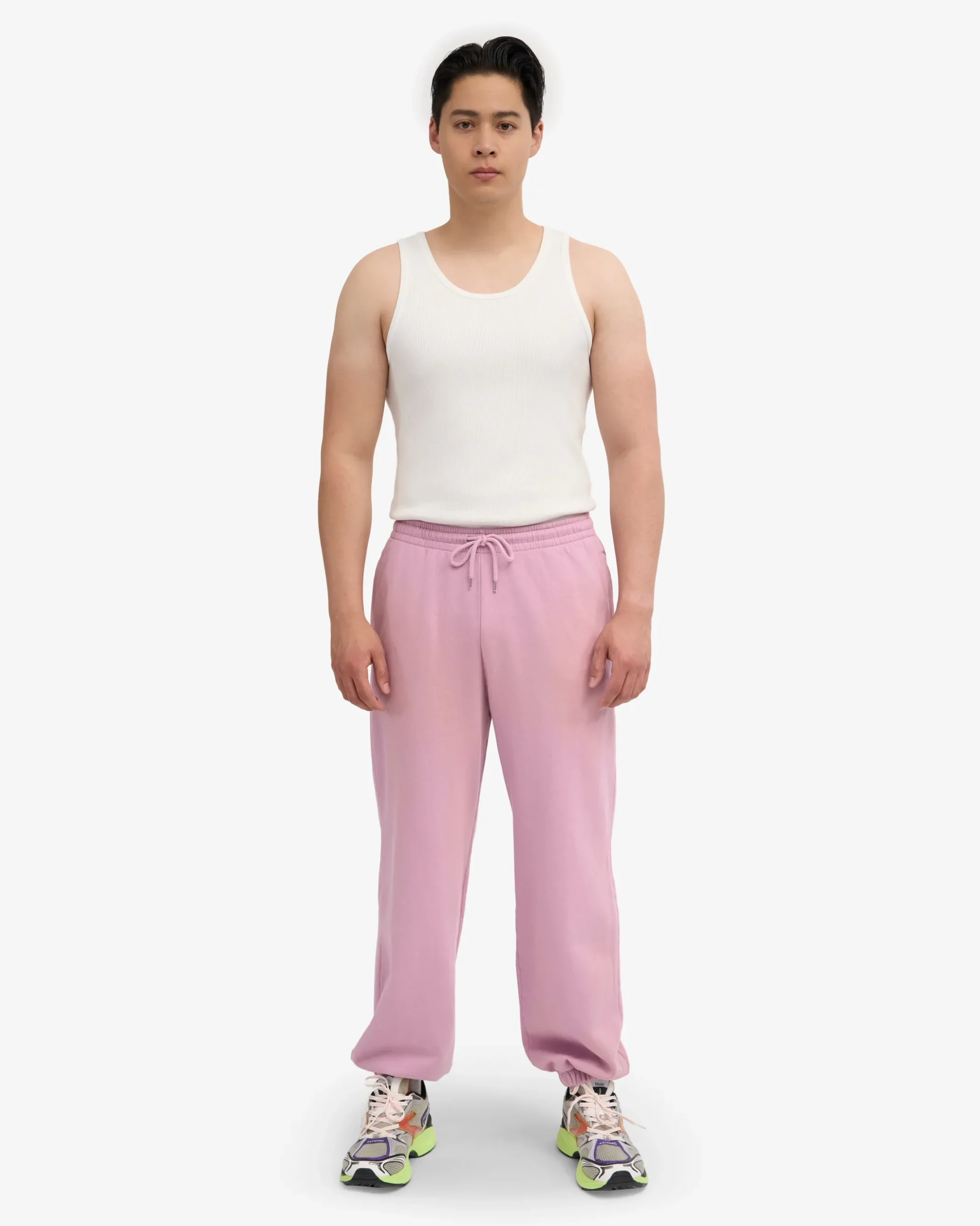 Organic Relaxed Sweatpants - Cherry Blossom