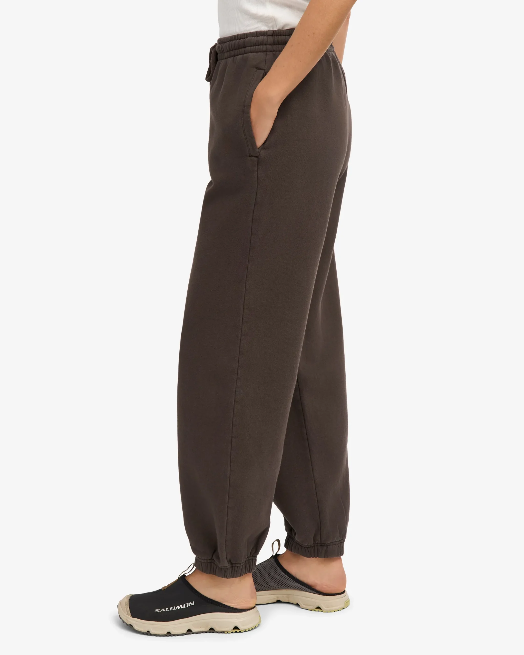 Organic Relaxed Sweatpants - Coffee Brown