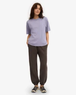 Organic Relaxed Sweatpants - Coffee Brown