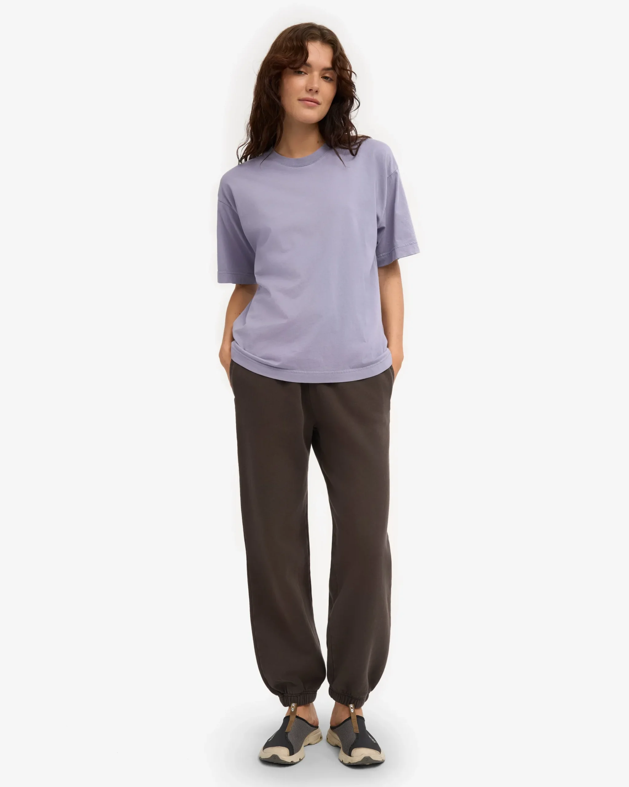 Organic Relaxed Sweatpants - Coffee Brown